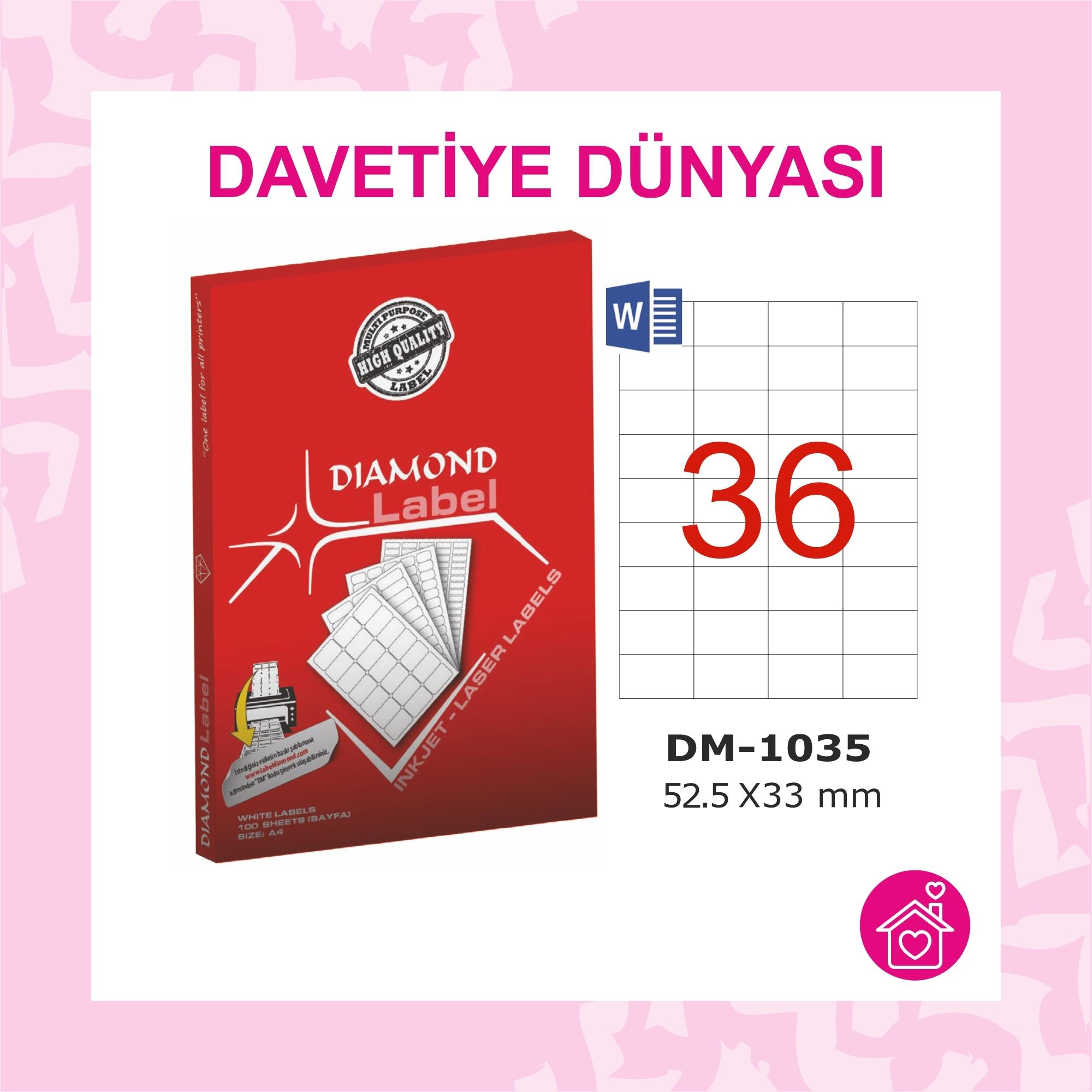 Laser%20|%20InkJet%20Hazır%20A4%20Etiket%2052.5%20x%2033%20mm%20100%20Sayfa