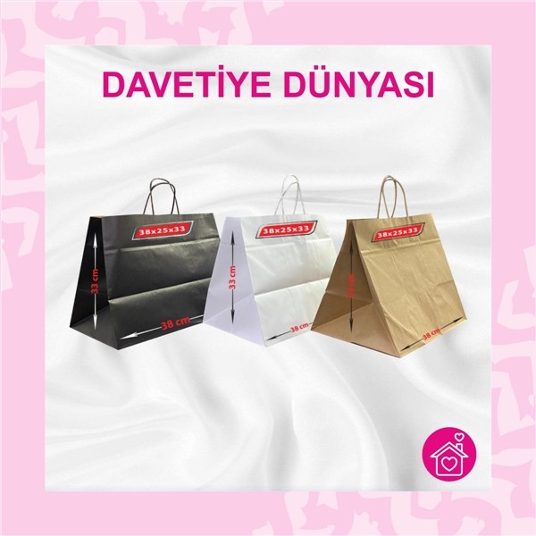 Hazır%20Burgu%20Saplı%20Beyaz%20Kraft%20Çanta%2019x8x24