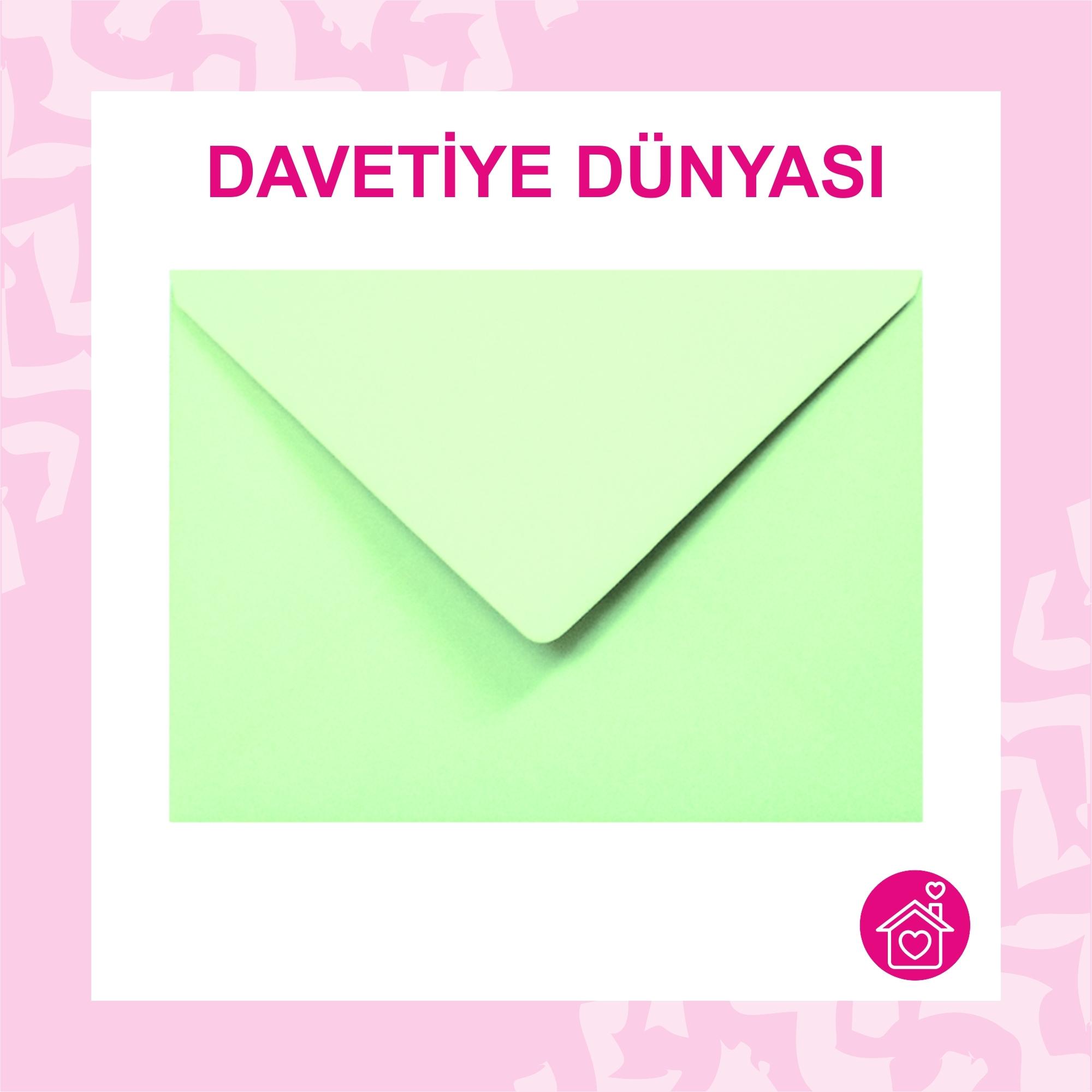 Davetiye%20Zarfı%2013%20x%2018%20Yıldız%20Serisi%20120gr%20Açık%20Yeşil